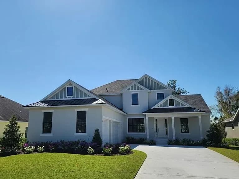 4611 Hickory Oak Dr, Brooksville — Custom home floor plan layout graphic